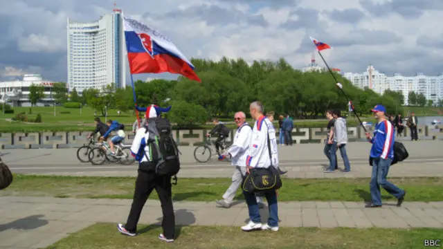 Болельщики в Минске
