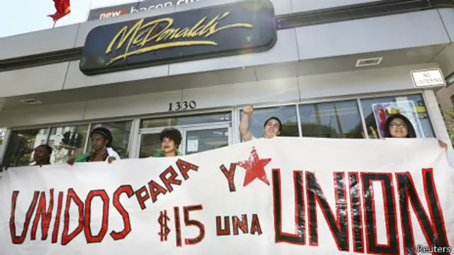 Trabajadores en huelga