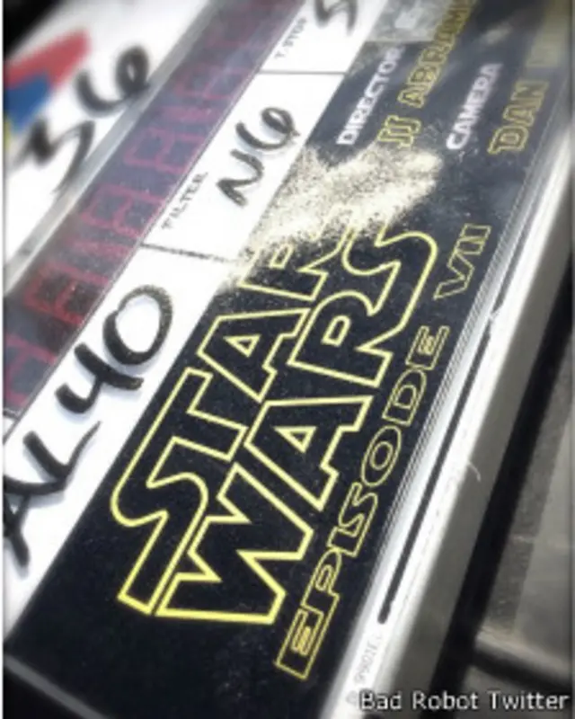 Claqueta de La guerra de las galaxias