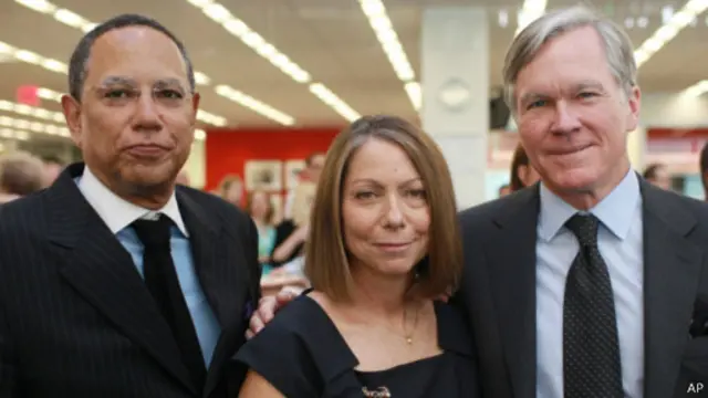 Дин Бакет, Джилл Абрамсон и Билл Келлер. NYT