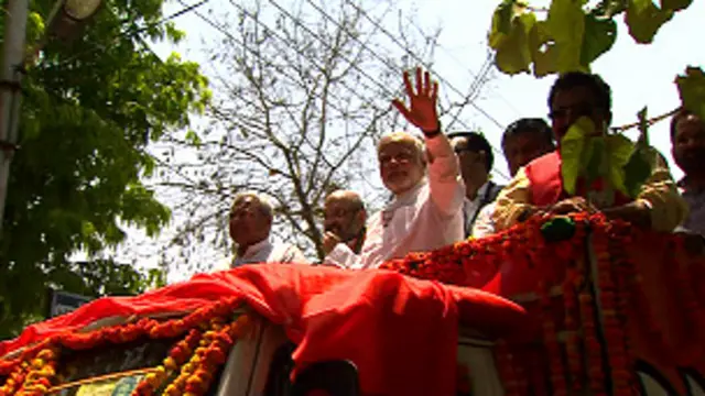 ဘီဂျေပီပါတီမှ ဝန်ကြီးချုပ်လောင်း မစ္စတာမိုဒီ