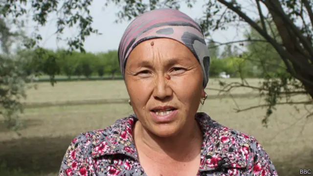 Бибиайша Курбанова, жительницы киргизского села