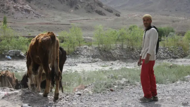 Субхон Бобоев, житель кишлака Ходжи Ало