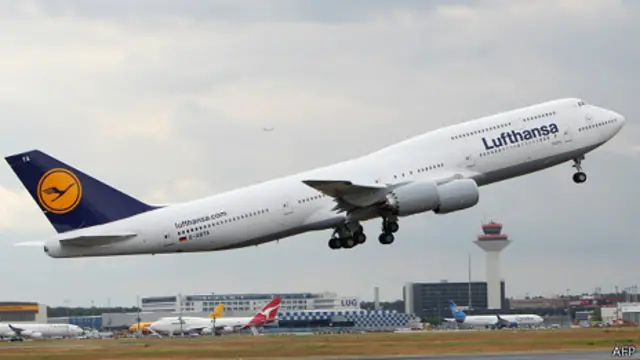 Avión de Lufthansa