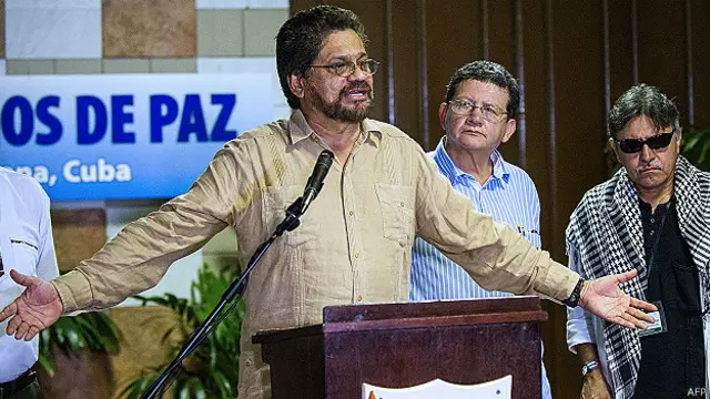 Representantes de las FARC