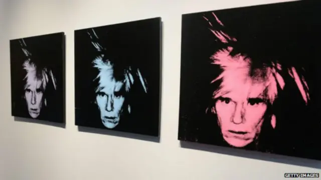 andy warhol selfie