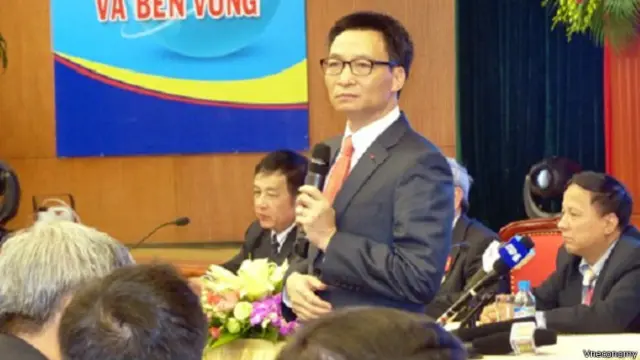 Phó Thủ tướng Vũ Đức Đam tại hội thảo của Bộ Khoa học và Công nghệ sáng 17/5