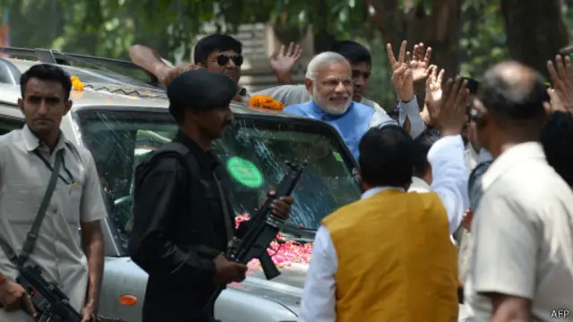 اعتمدت الحملة الانتخابية لمودي على وعود بتنفيذ إجراءات قوية لانعاش الاقتصاد