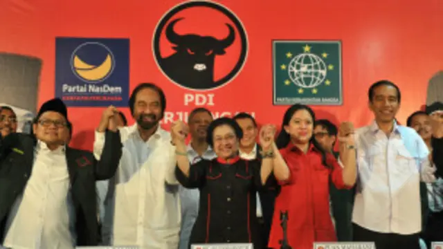 Mega, Puan dan Jokowi, Surya Paloh, Muhaimin Iskandar