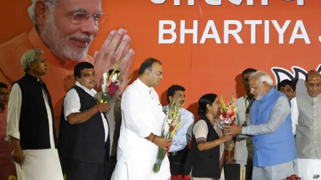 नरेंद्र मोदी, सुषमा स्वराज, अरुण जेटली, नितिन गडकरी, राजनाथ सिंह