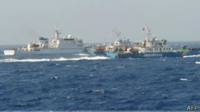 Корабли КНР и Вьетнама