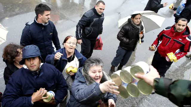 बोस्निया और सर्बिया में बाढ़