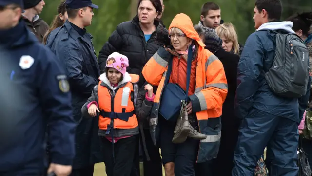 बोस्निया और सर्बिया में बाढ़