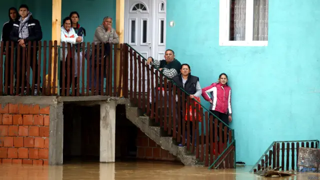 बोस्निया और सर्बिया में बाढ़