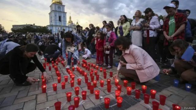 Акция памяти жертв депортации крымских татар в Киеве