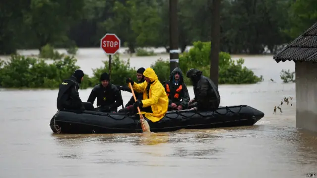 Наводнение в Сербии