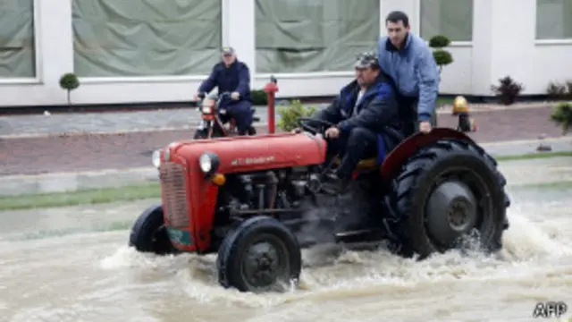 Наводнение в Сербии