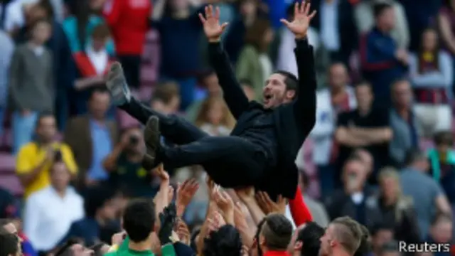 قدم اتليتكو مدريد موسما استثنائيا مع مدربه ديغو سيميوني