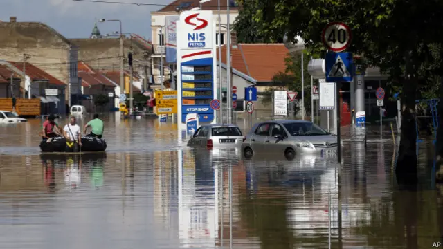 Наводнение в Сербии