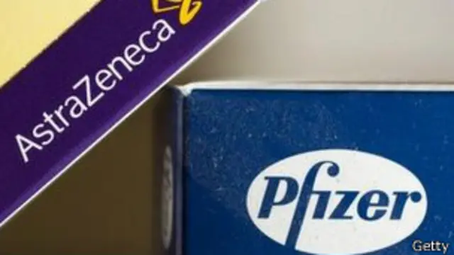 Pfizer y AstraZeneca