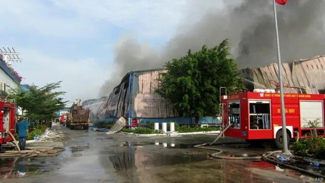 Làn sóng bạo động liên quan tới việc Trung Quốc hạ đặt Giàn khoan Hải Dương 981 trên Biển Đông đã khiến một số doanh nghiệp tại Bình Dương, Hà Tĩnh và một số nơi khác bị đốt phá