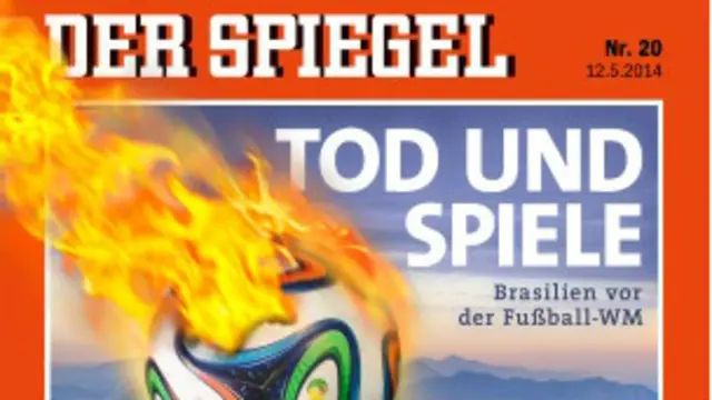 Reprodução da revista Spiegel