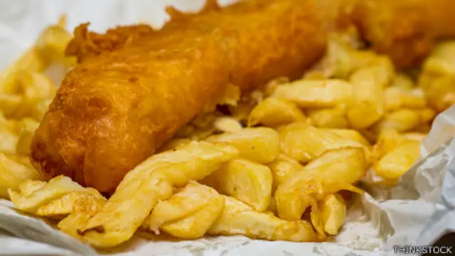 Pescado y papas fritas