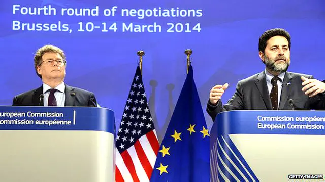 Negociadores de EE.UU. y Europa