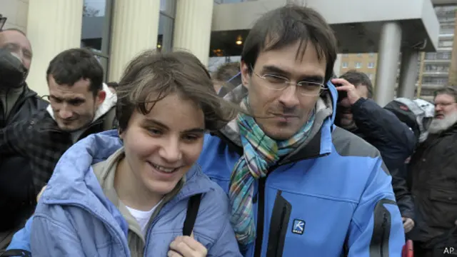 Екатерина Самучевич после освобождения