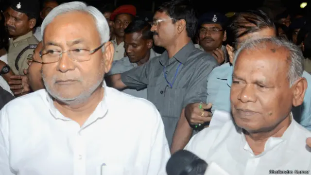 नीतीश कुमार और जीतन राम मांझी