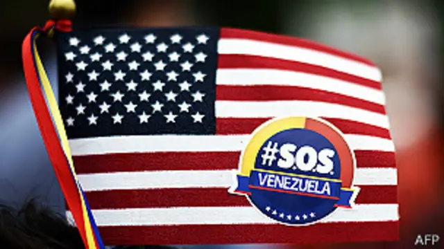 protestas en Washington por Venezuela