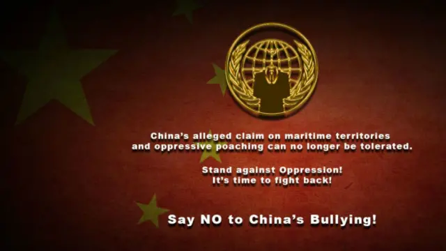 菲律賓黑客聲稱，他們攻擊了約200個中國政府和私營網站（圖為被攻擊網站截圖，20/05/2014）