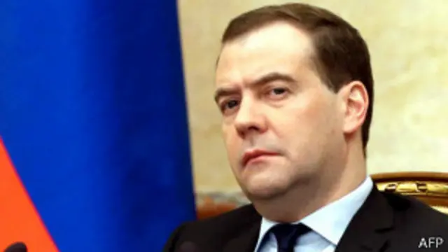 Премьер-министр России Дмитрий Медведев