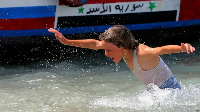 सीरिया शरणार्थी बच्चे