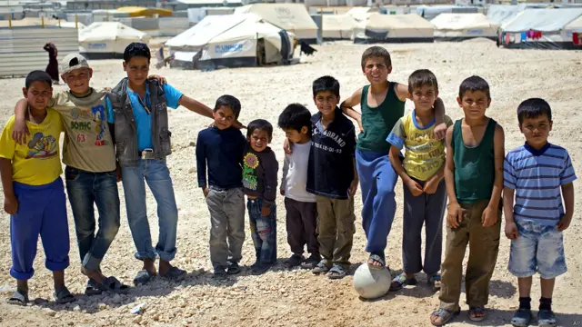 सीरिया शरणार्थी बच्चे