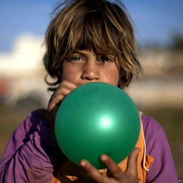 सीरिया शरणार्थी बच्चे