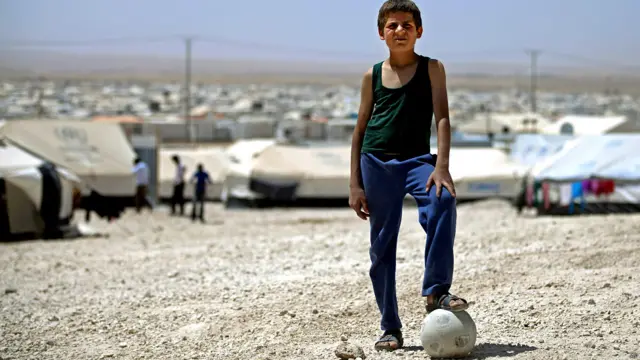 सीरिया शरणार्थी बच्चे