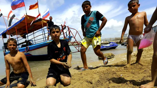 सीरिया शरणार्थी बच्चे