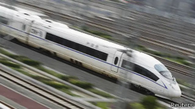 Скорый поезд в Пекине