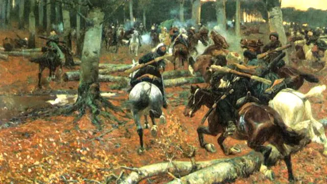 "Кавказская война" (картина Франца Рубо)