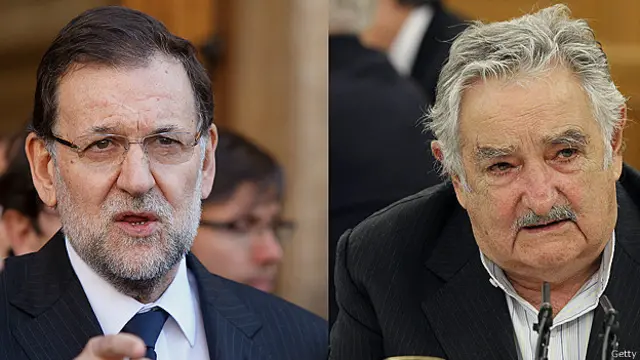 Mariano Rajoy y José Mujica