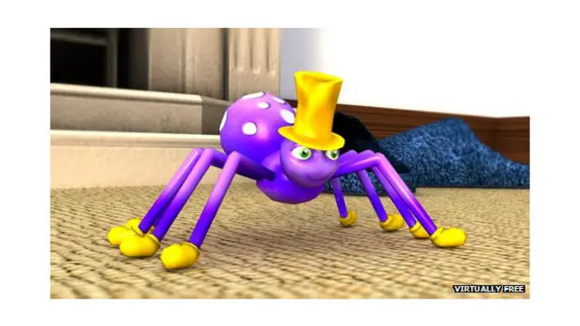 در مرحله اول عنکبوت ظاهری بی‌آزار دارد