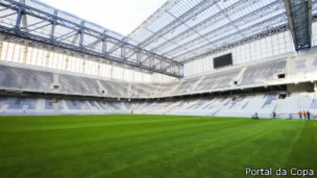 Gramado da Arena da Baixada / Crédito: Portal da Copa