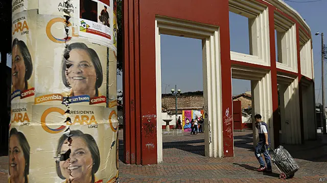 Propaganda electoral de Clara López