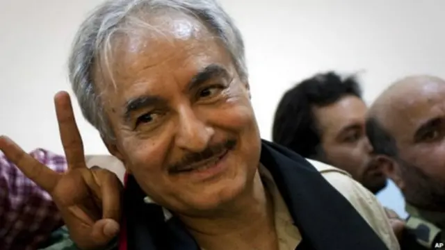 أكد حفتر إن "الحكومة دعمت الارهاب وخذلت أبناء ليبيا"