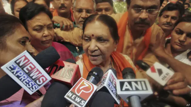 गुजरात की मुख्यमंत्री आनंदी बेन पटेल