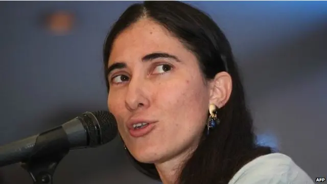 Bà Yoani Sanchez là một trong những nhà bất đồng chính kiến nổi bật của Cuba