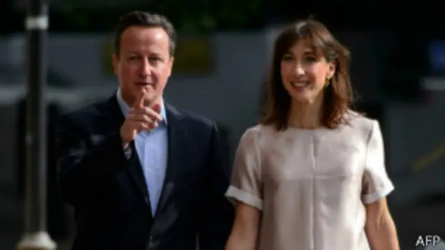 Дэвид Кэмерон с супругой