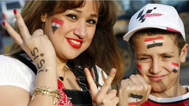 مصرية ادلت بصوتها في الانتخابات في العاصمة العمانية.