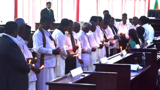 'வடக்கு மாகாண சபையில் முள்ளிவாய்க்கால் அஞ்சலி'